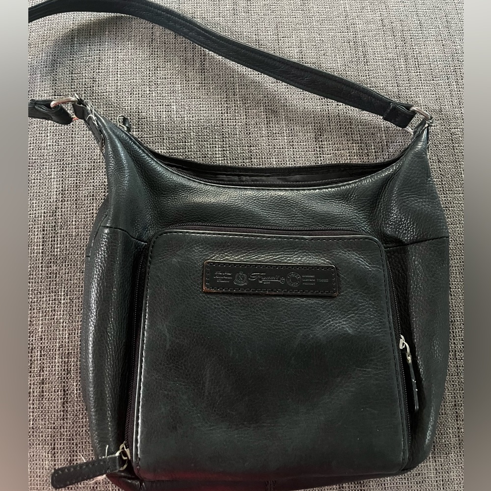 Fossil Leather Purse With Built In Wallet - image 1